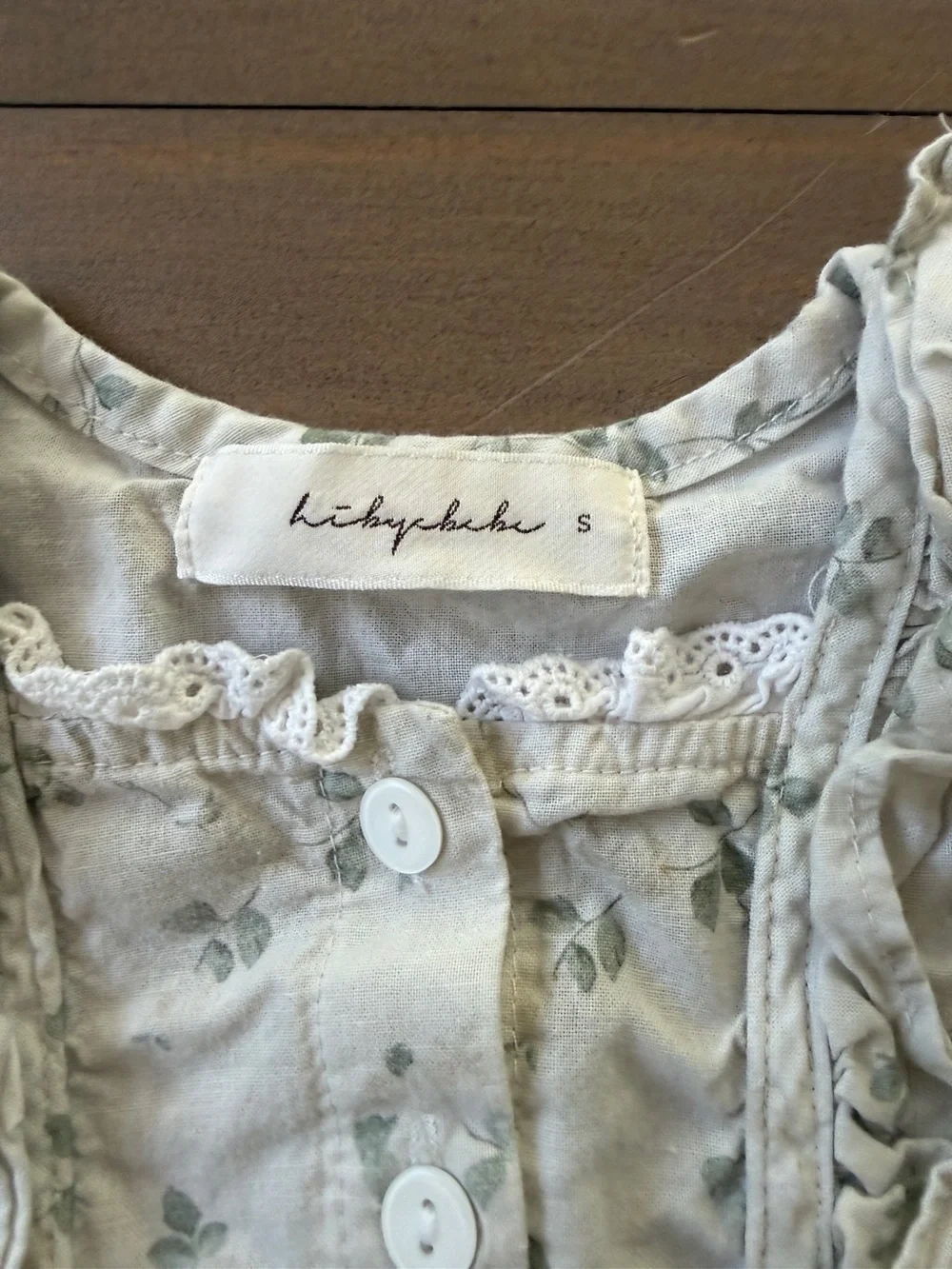 Hi Bye Bebe Baby Floral Ruffle Dress - Size Small (Up to 18 Pounds) 6-12 Months